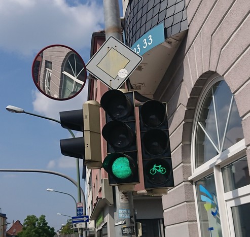 Spiegel Wörthstraße/Iburger
Verstellt.